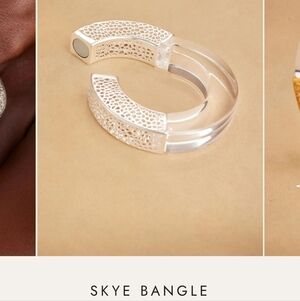 Skye KHOI  Intricate Silver Archived Bracelet